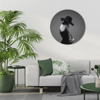 SILHOUETTE OF MYSTERY Quadro Redondo Decorativo