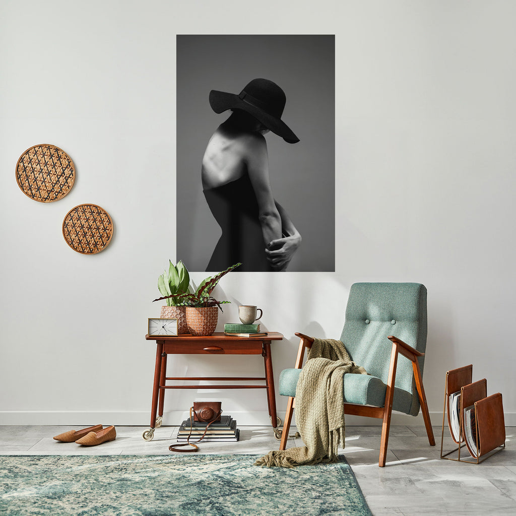 SILHOUETTE OF MYSTERY Poster Vertical Autocolante