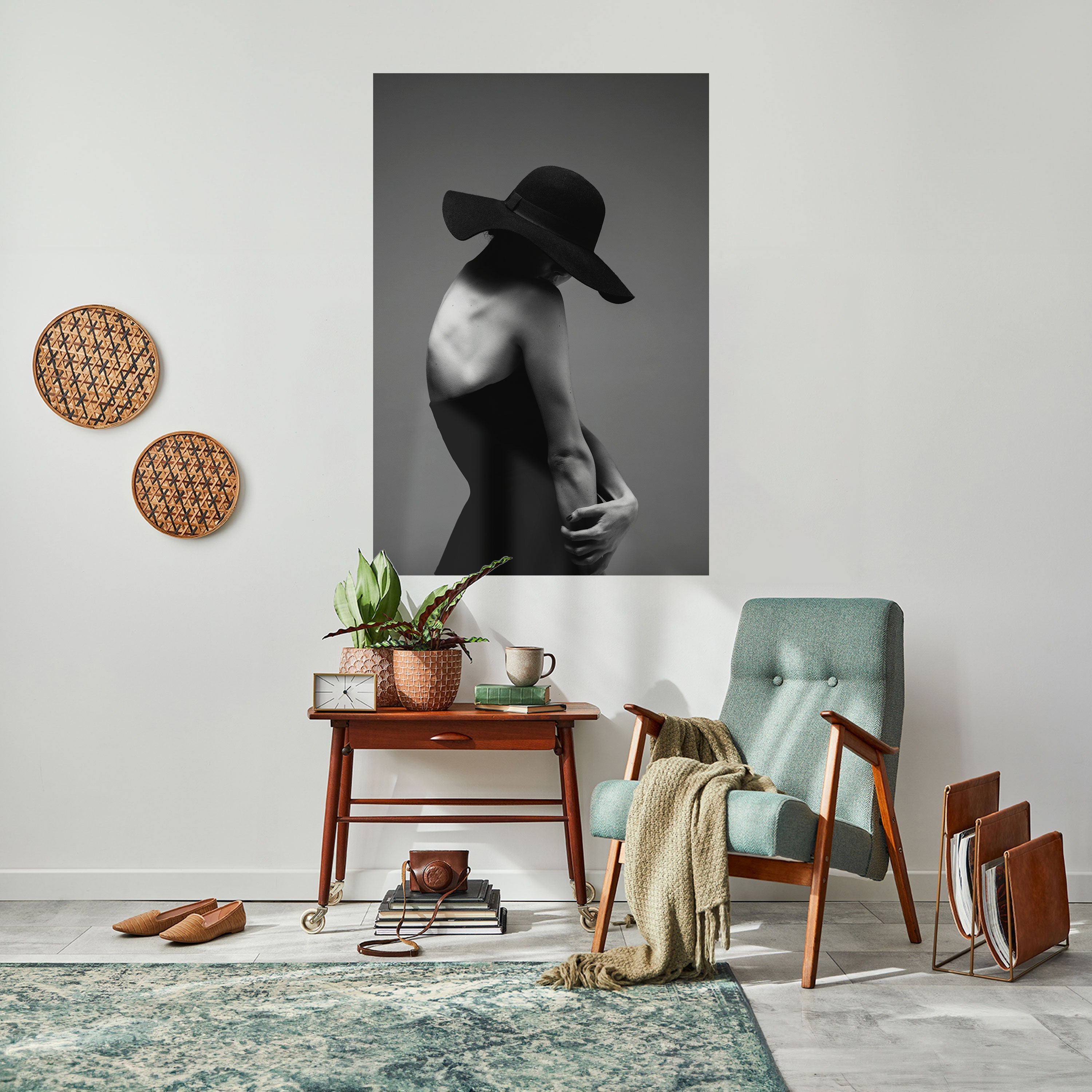 SILHOUETTE OF MYSTERY Peel and Stick Vertical Poster