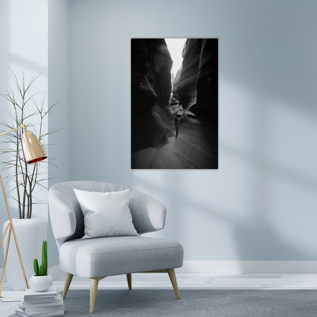 TIME'S WHISPERING CANYON Quadro em tela vertical