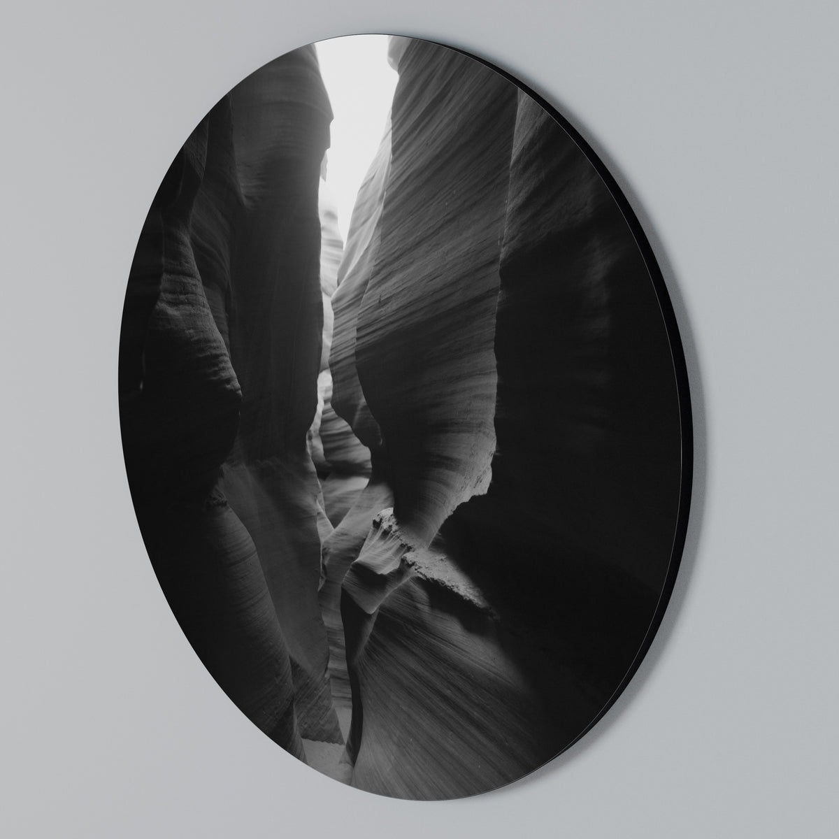 TIME'S WHISPERING CANYON Arte de Parede Redonda