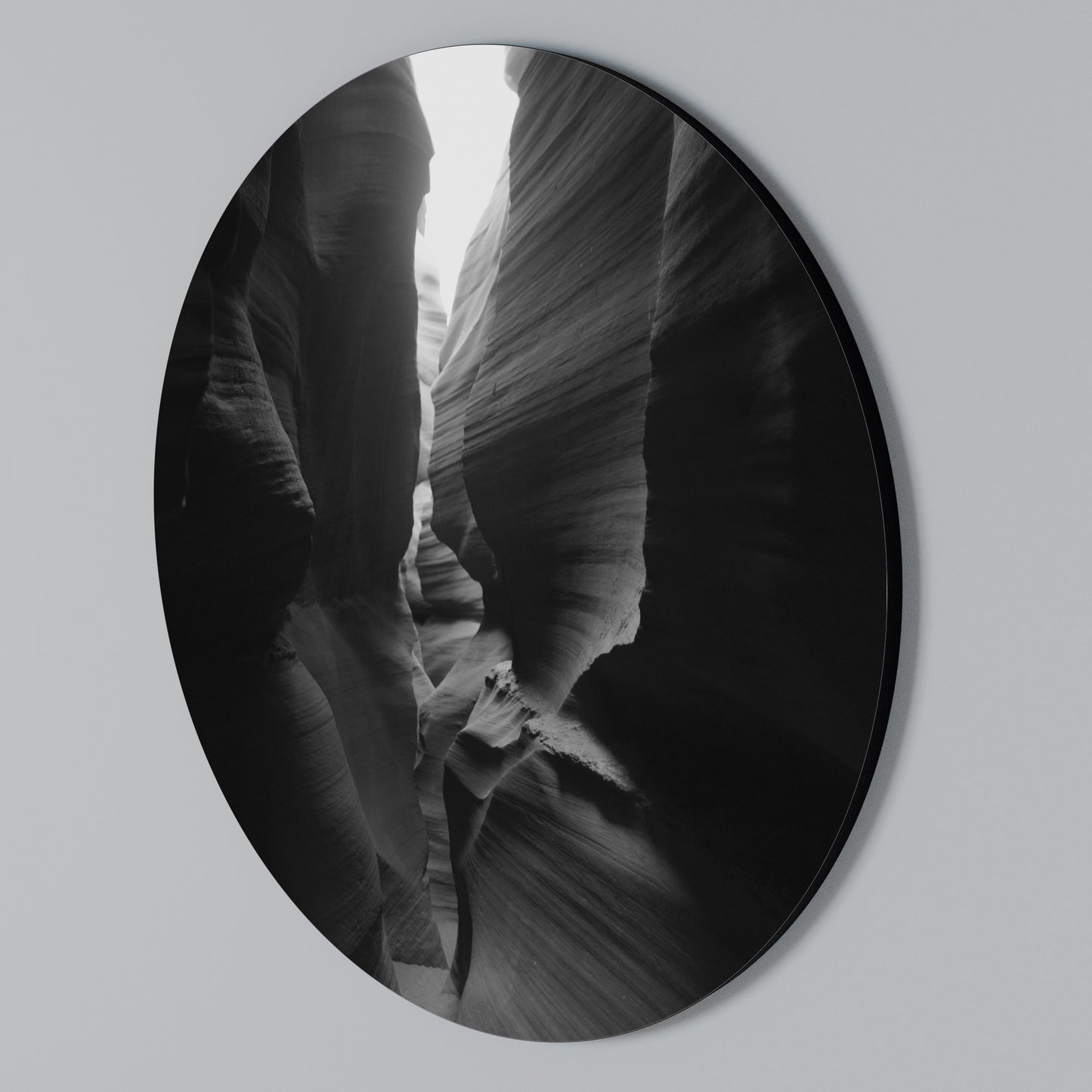 TIME'S WHISPERING CANYON Arte de Parede Redonda