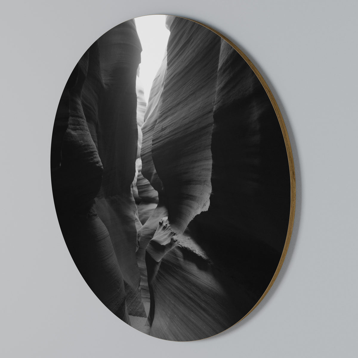 TIME'S WHISPERING CANYON Arte de Parede Redonda