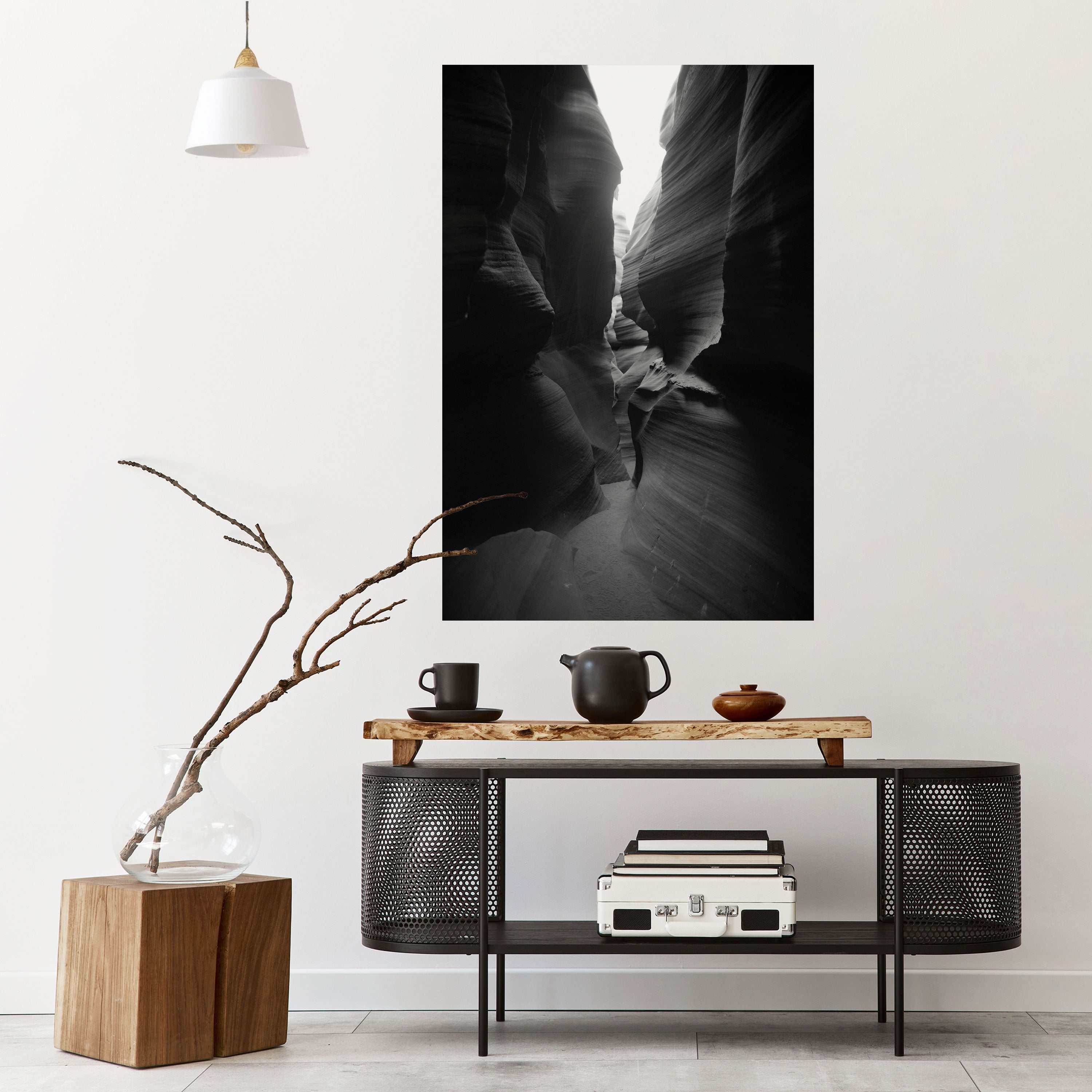 TIME'S WHISPERING CANYON Poster Vertical Autocolante