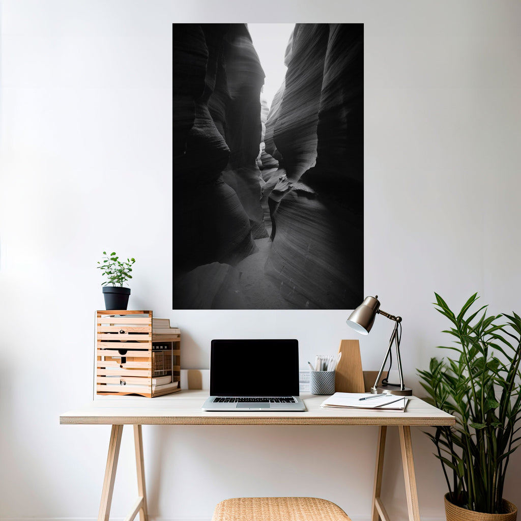 TIME'S WHISPERING CANYON Poster Vertical Autocolante