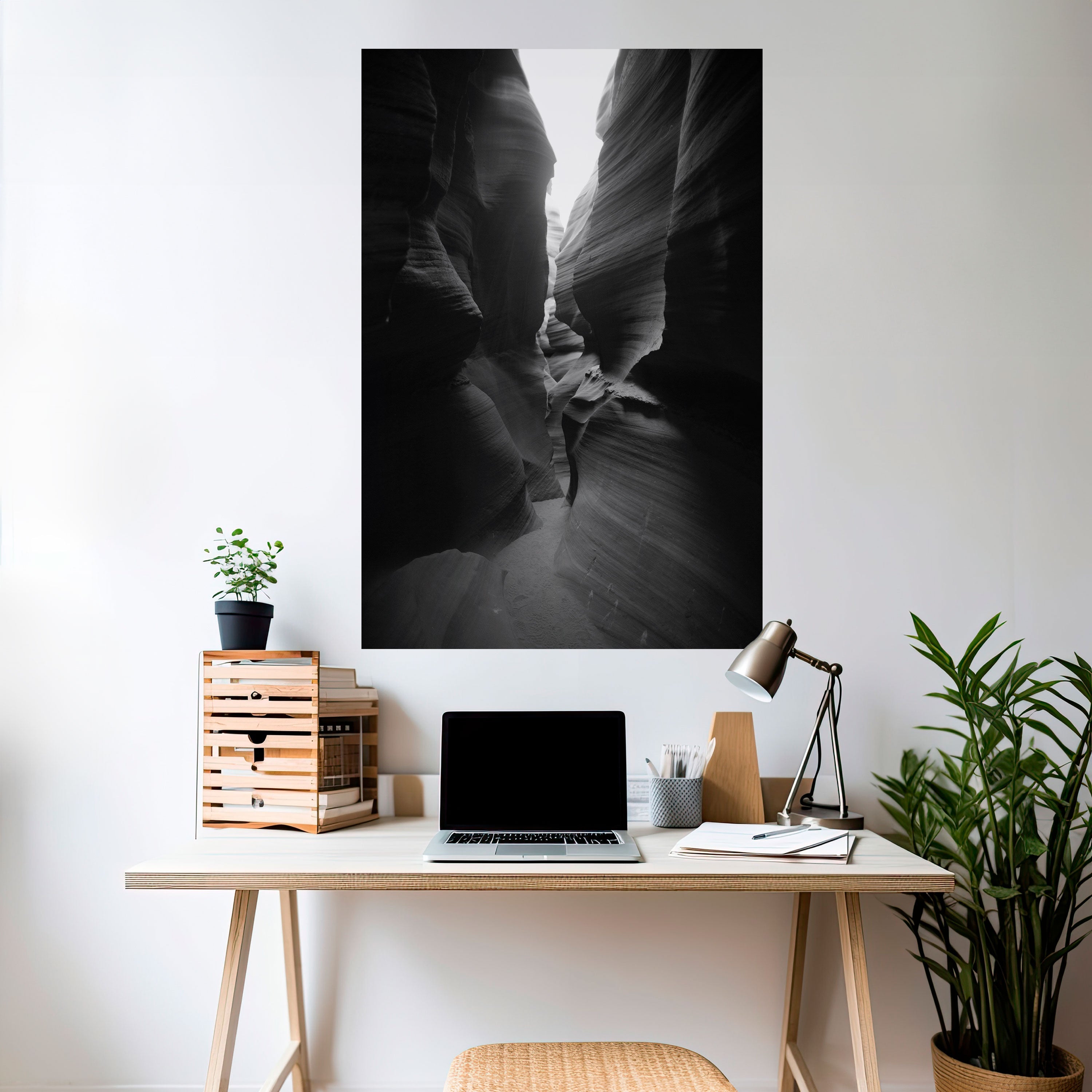 TIME'S WHISPERING CANYON Poster Vertical Autocolante