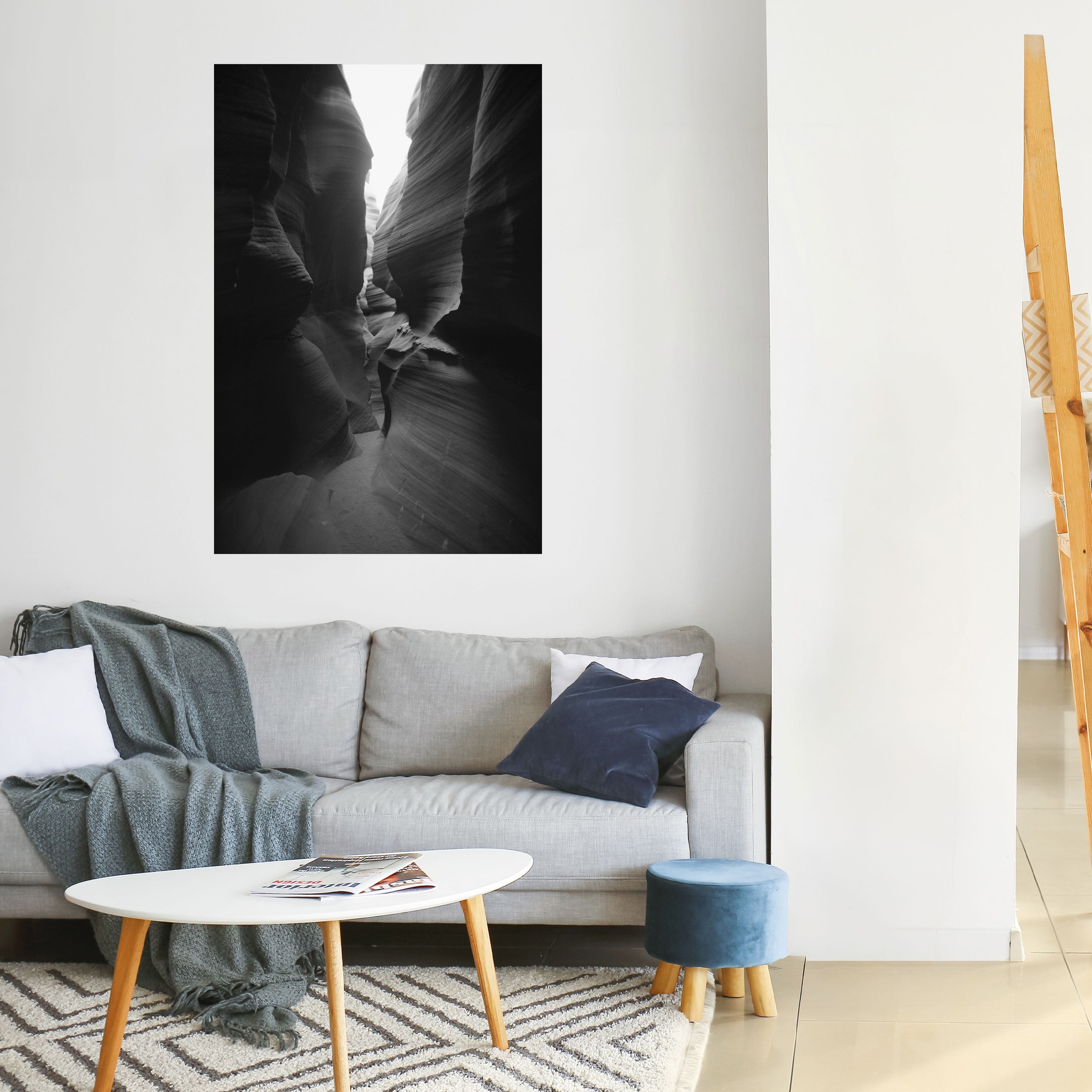 TIME'S WHISPERING CANYON Poster Vertical Autocolante