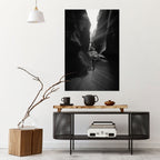 TIME'S WHISPERING CANYON Poster Vertical Autocolante