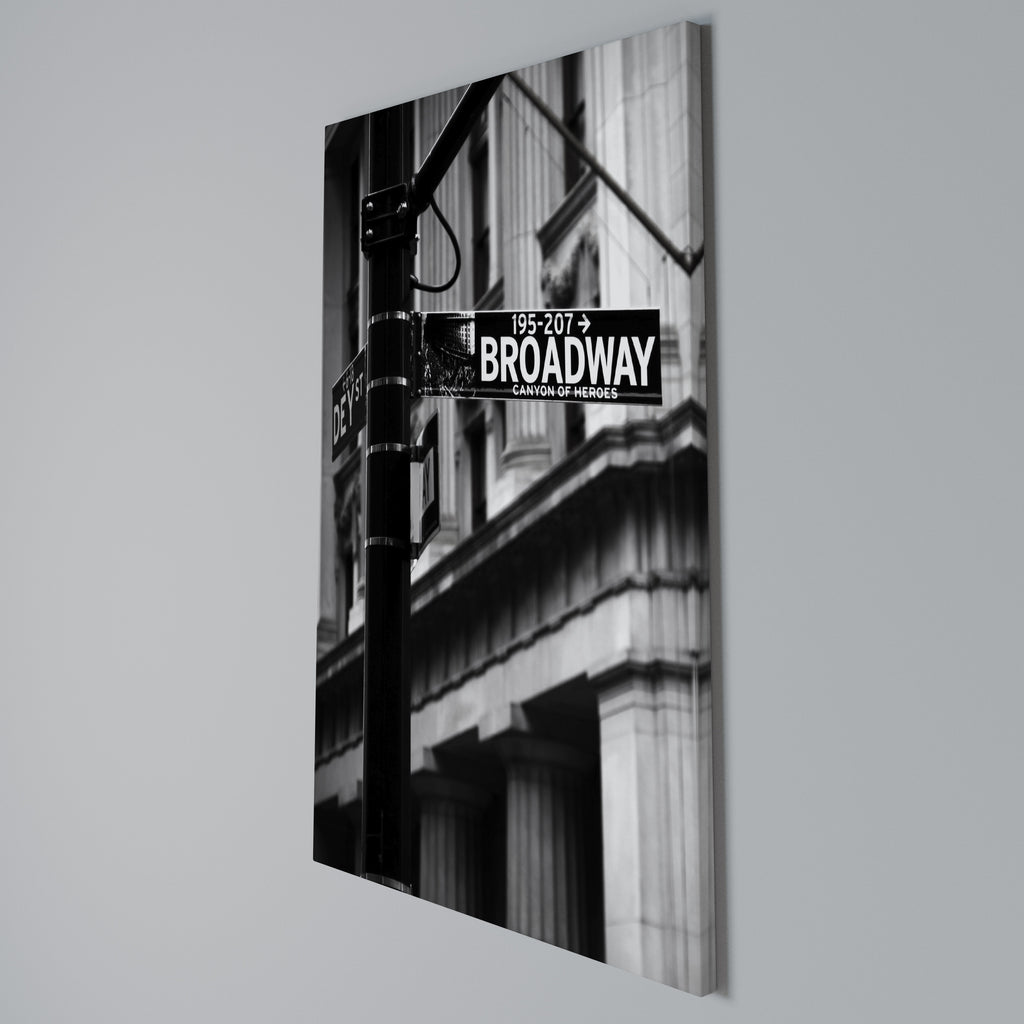 BROADWAY SIGN Quadro em tela vertical