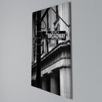 BROADWAY SIGN Quadro em tela vertical