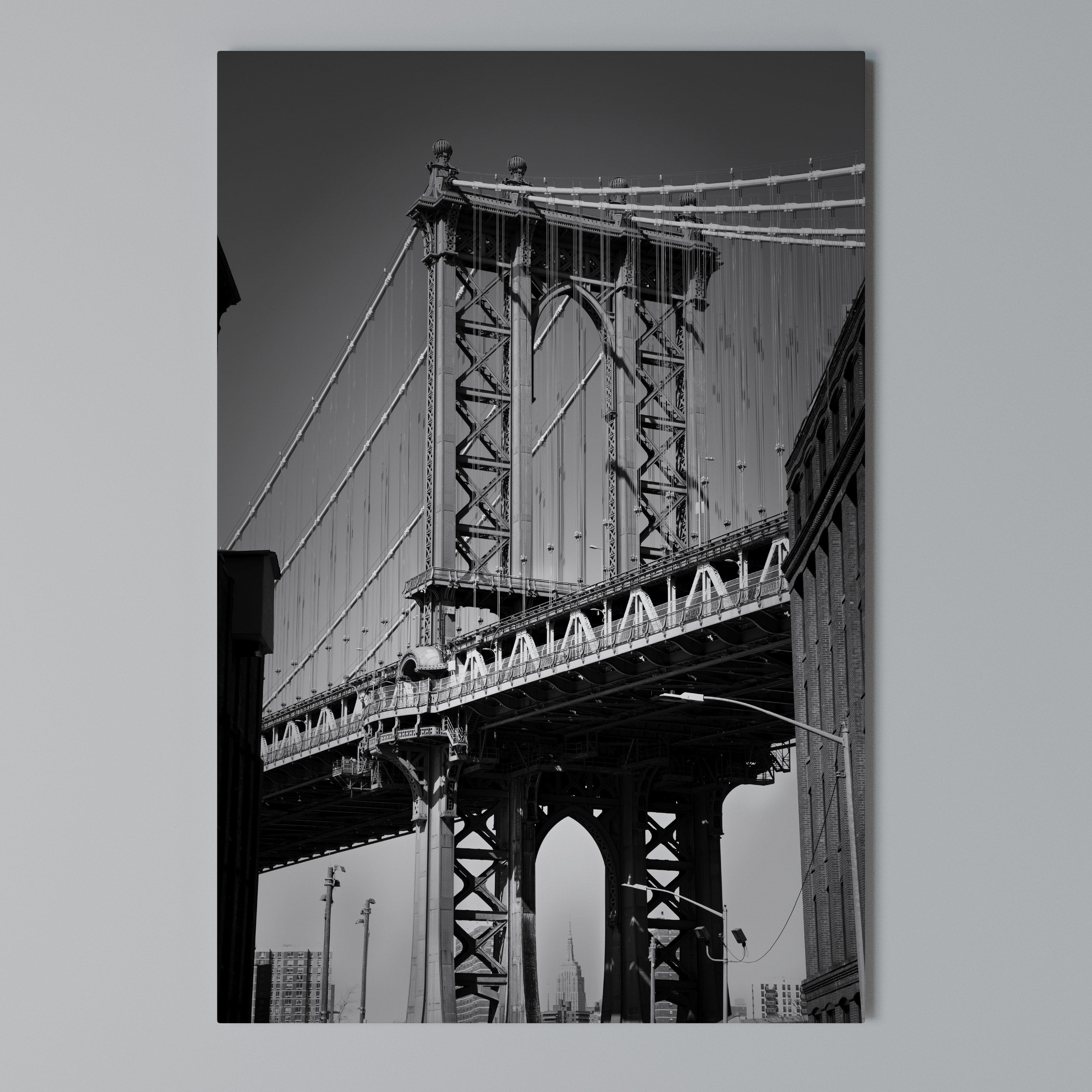 TIMELESS BRIDGE TALES Quadro em tela vertical