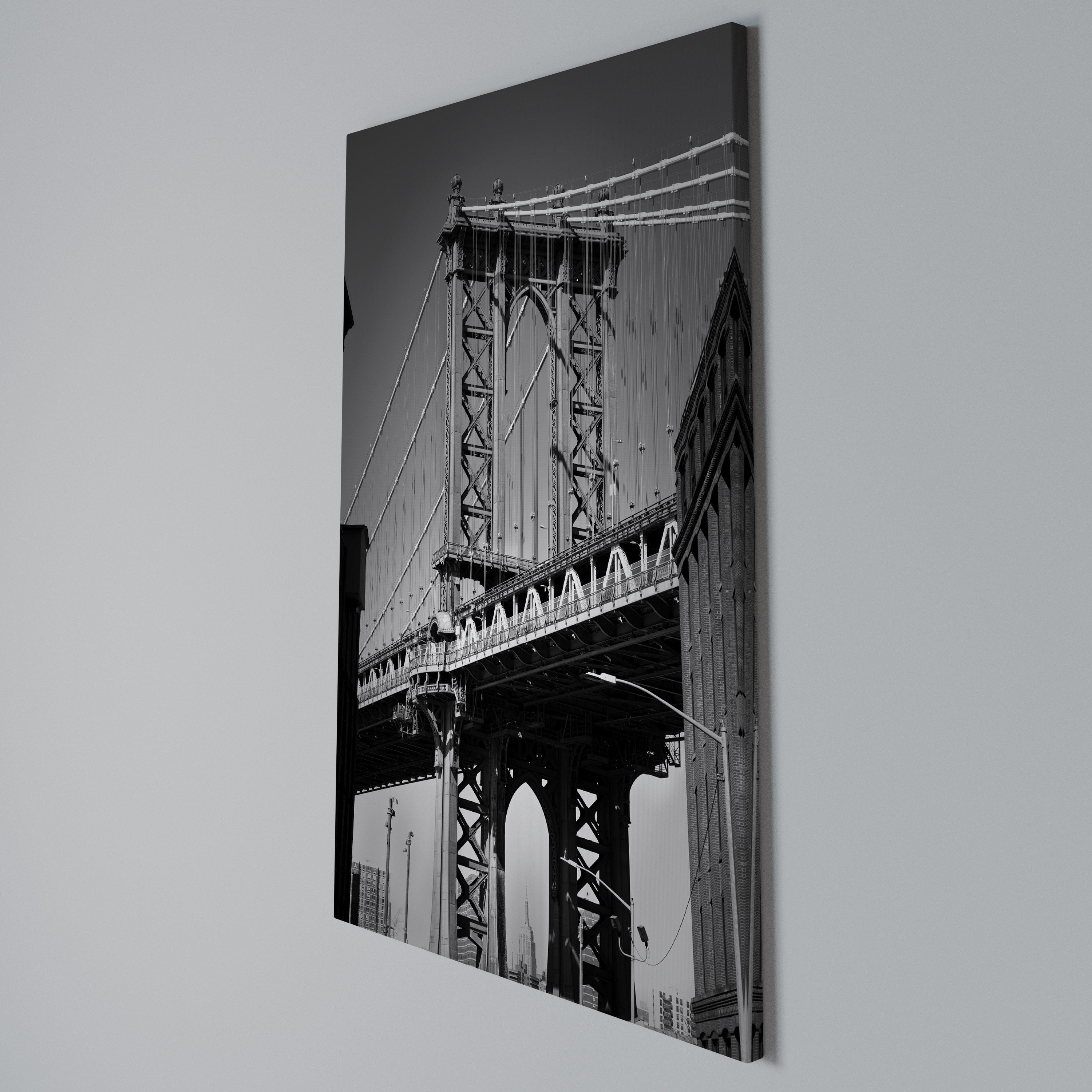 TIMELESS BRIDGE TALES Quadro em tela vertical
