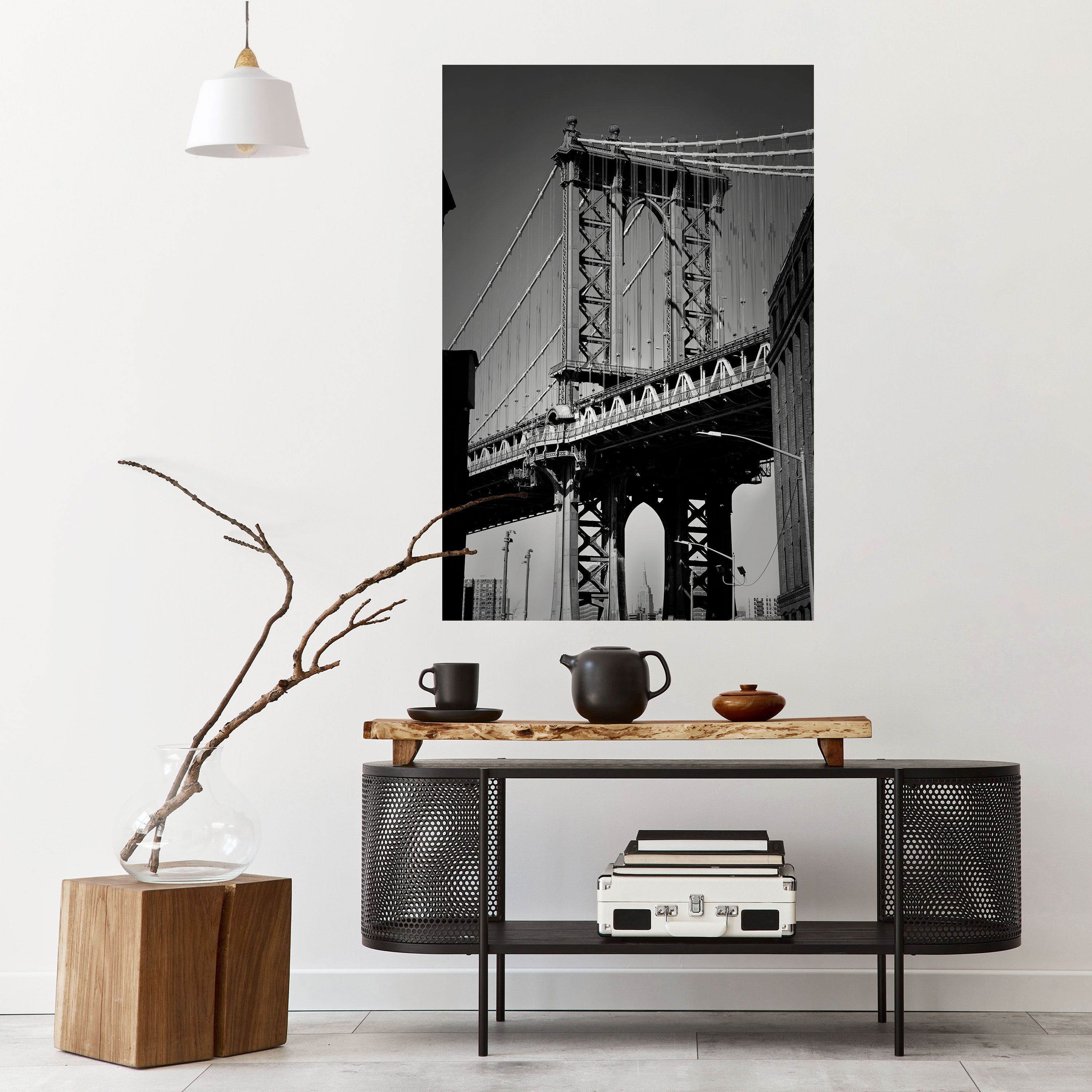 TIMELESS BRIDGE TALES Peel and Stick Vertical Poster