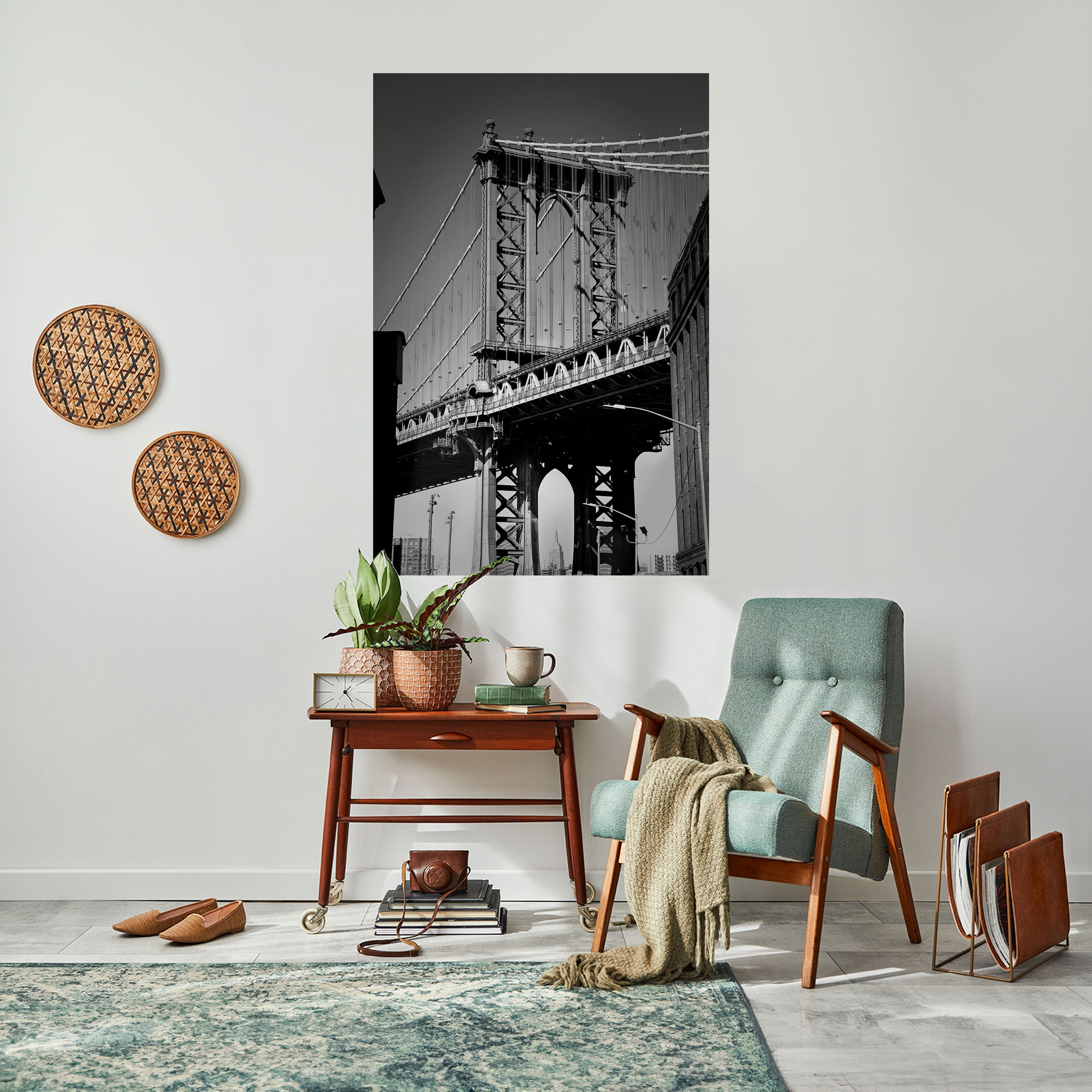 TIMELESS BRIDGE TALES Peel and Stick Vertical Poster