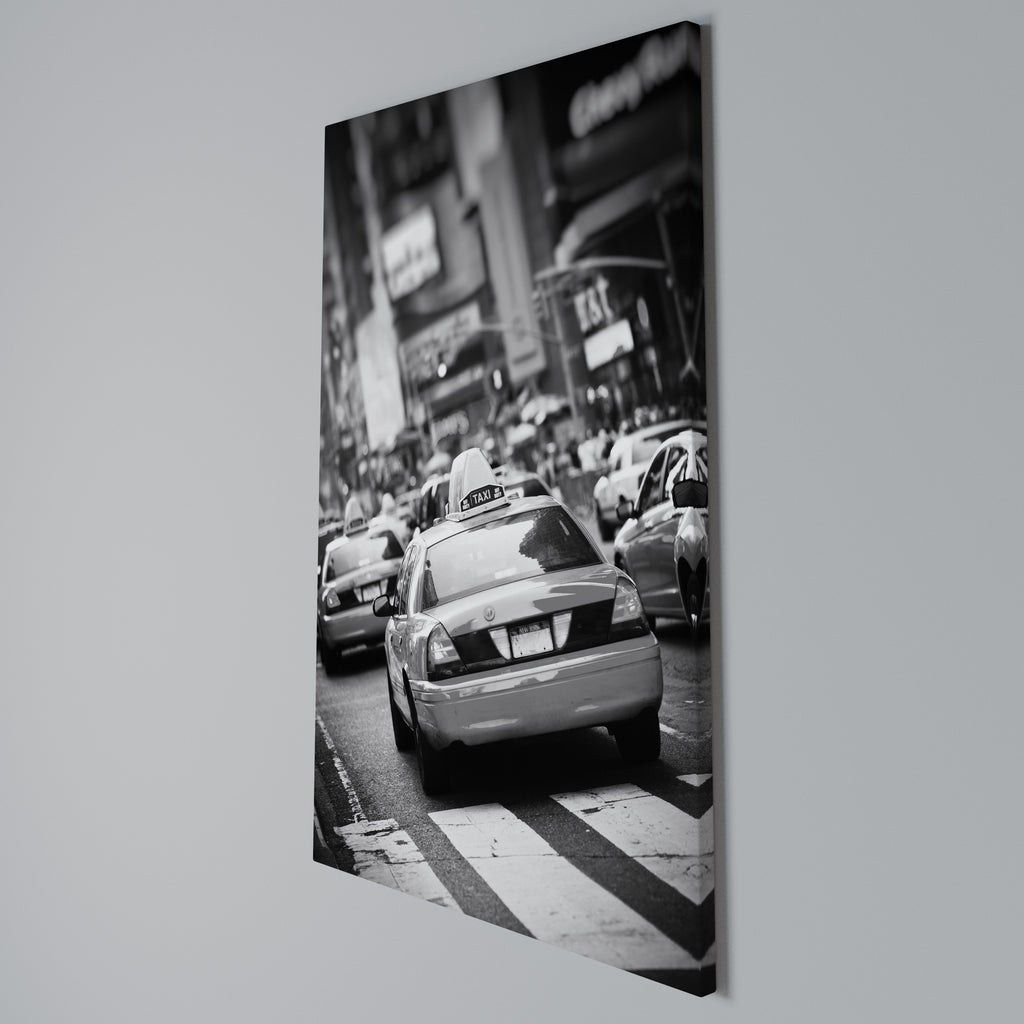 TIMELESS TAXI TALES Quadro em tela vertical