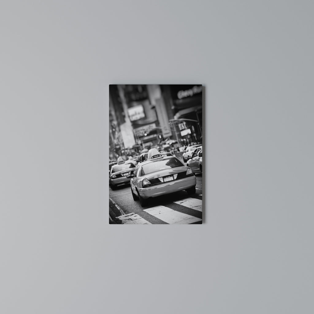 TIMELESS TAXI TALES Quadro em tela vertical