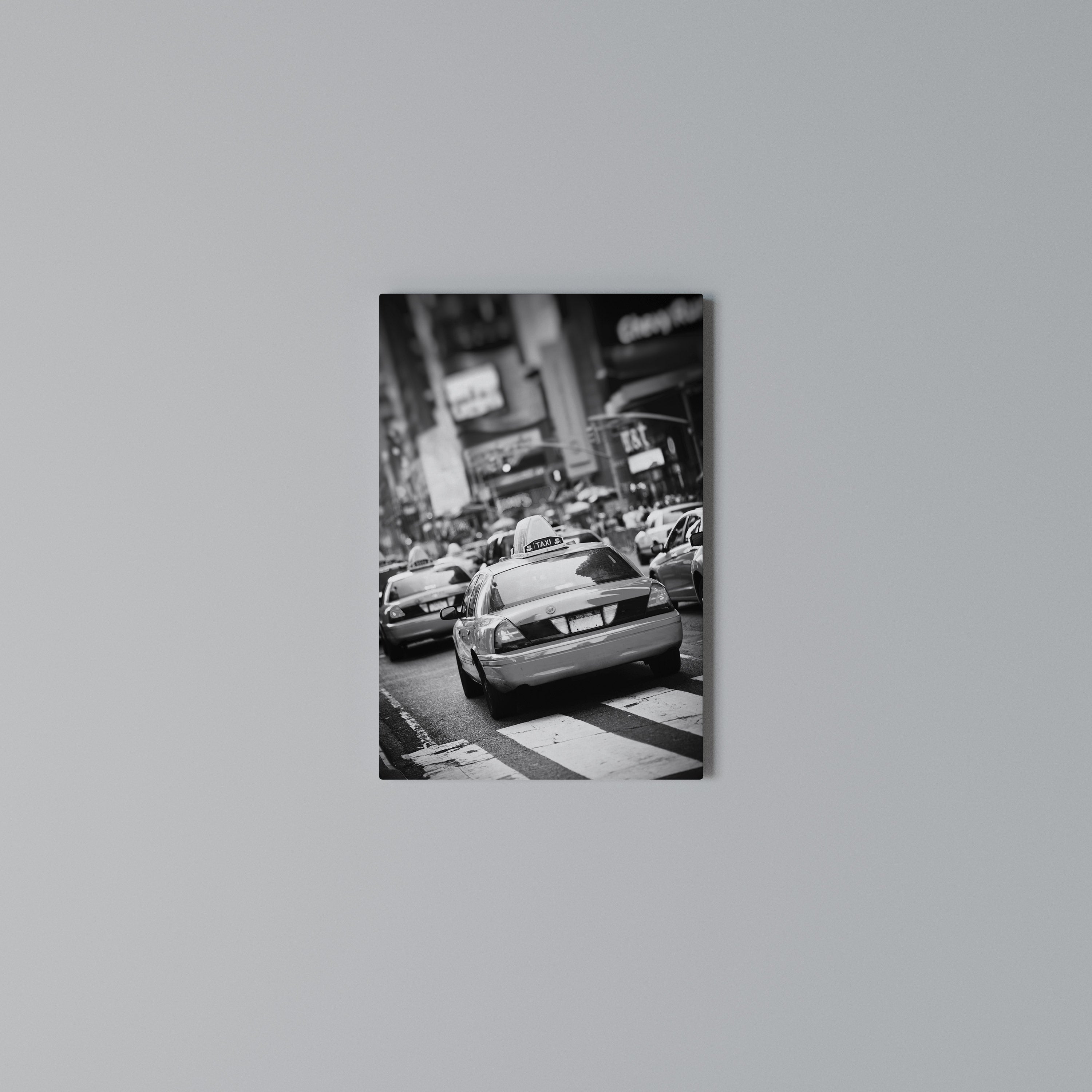 TIMELESS TAXI TALES Quadro em tela vertical