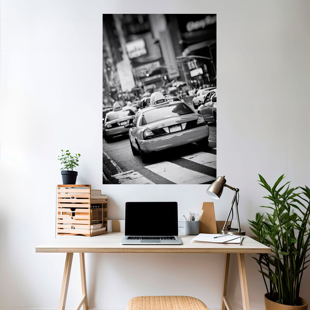TIMELESS TAXI TALES Poster Vertical Autocolante