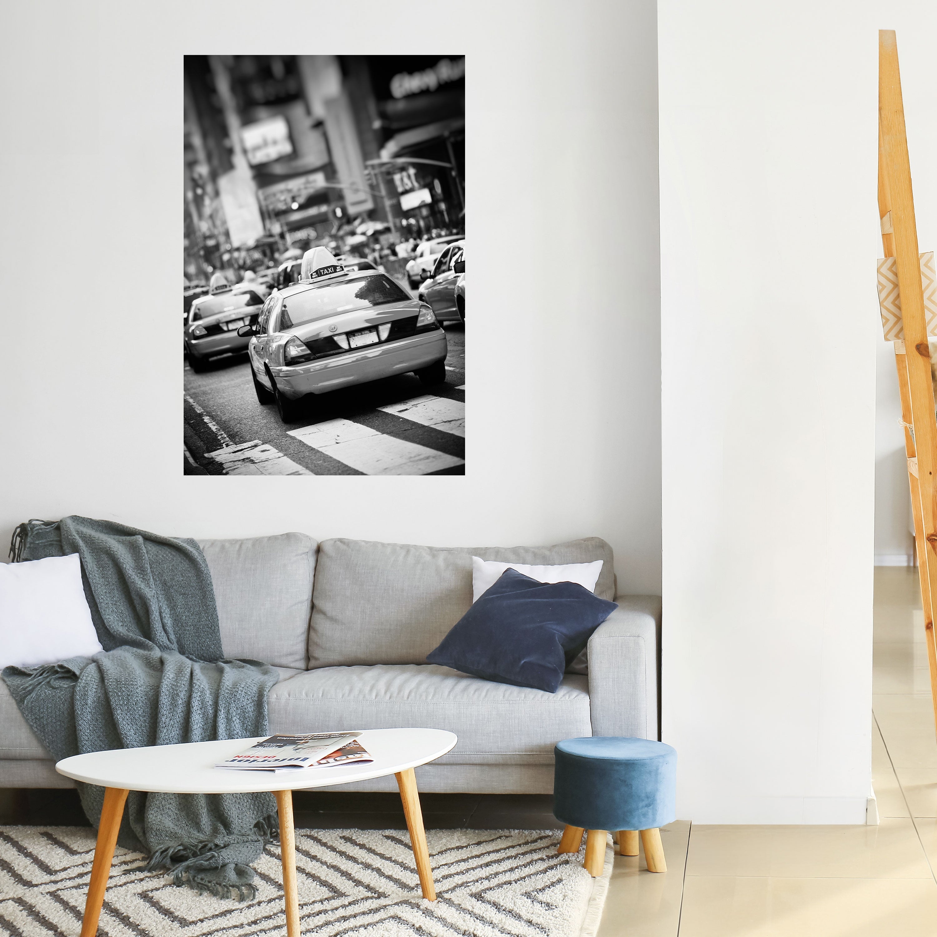 TIMELESS TAXI TALES Poster Vertical Autocolante