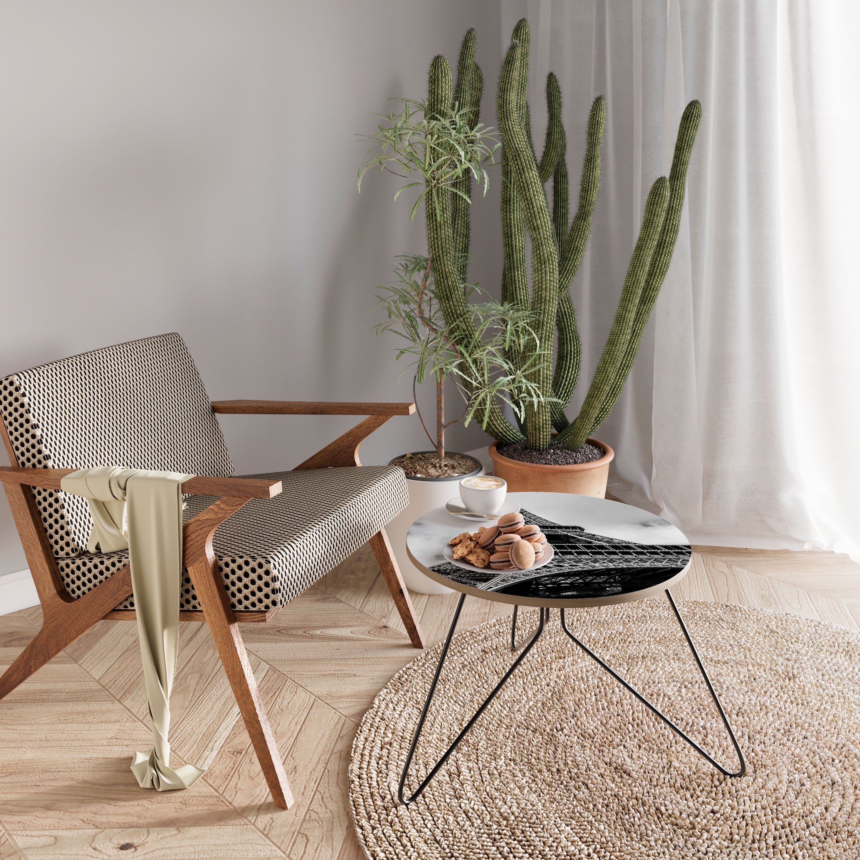 MONOCHROME PARISIAN ICON Mesa de Centro 60