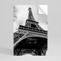 MONOCHROME PARISIAN ICON Póster Autocolante Vertical