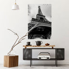 MONOCHROME PARISIAN ICON Peel and Stick Vertical Poster