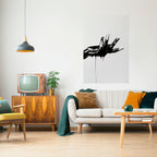 BLACK VISCOSITY Poster Vertical Autocolante