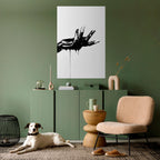 BLACK VISCOSITY Poster Vertical Autocolante