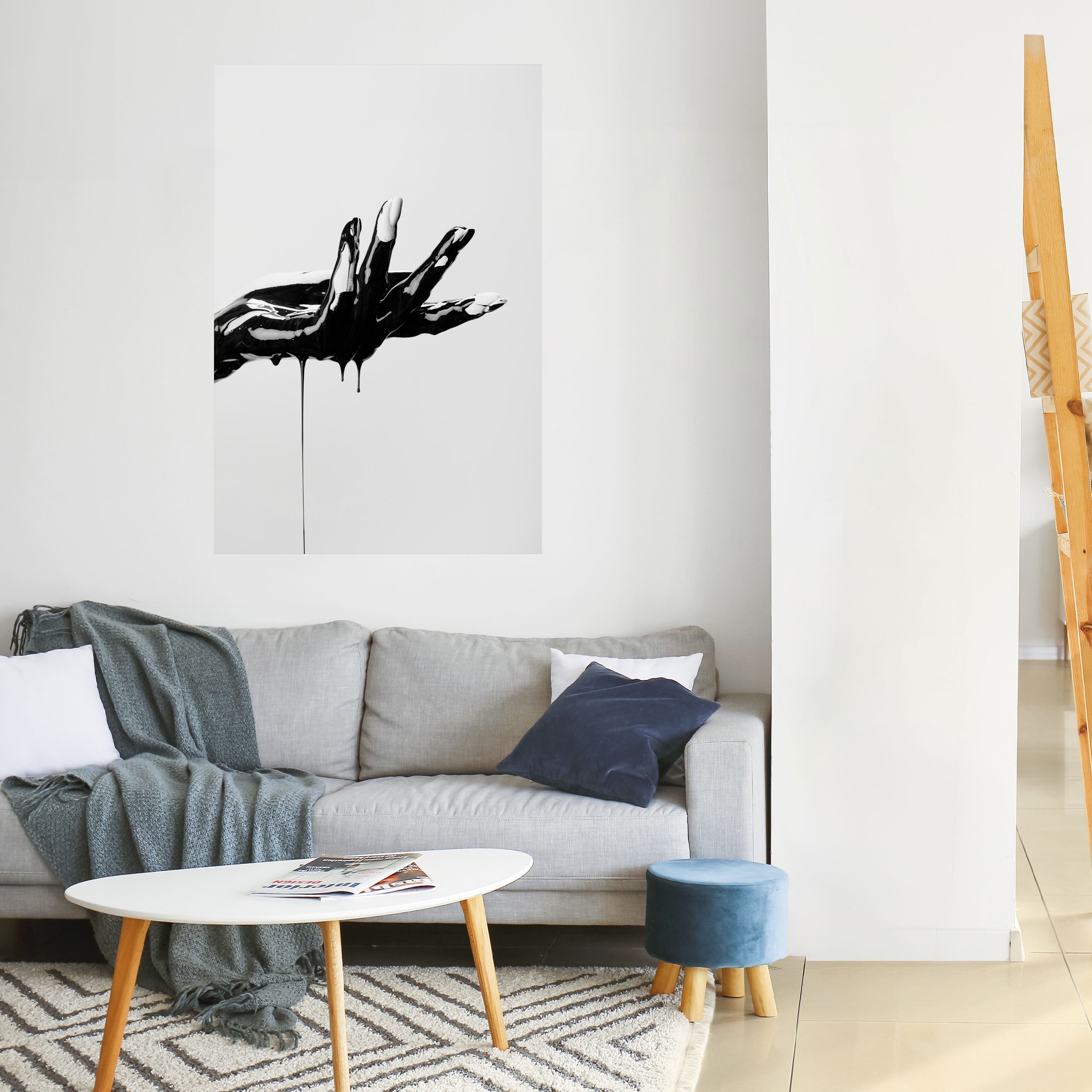 BLACK VISCOSITY Poster Vertical Autocolante