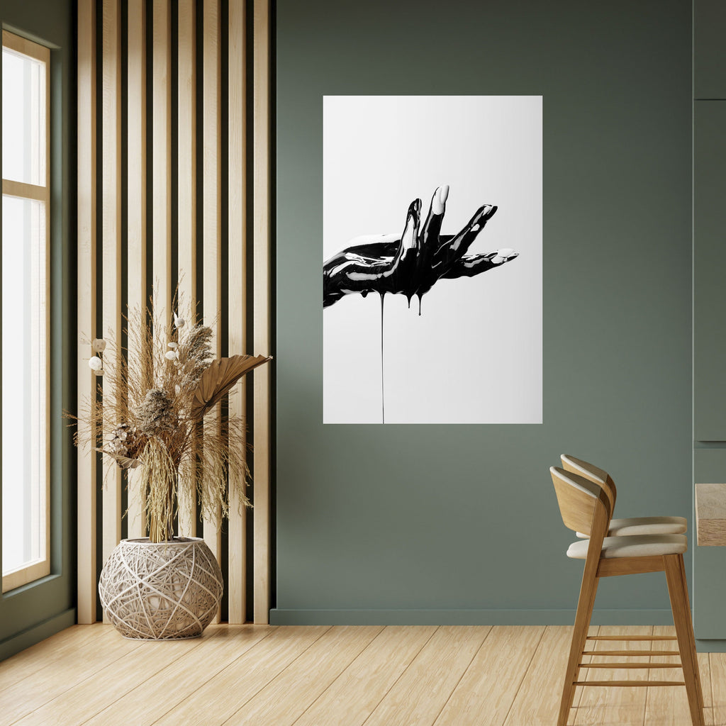 BLACK VISCOSITY Poster Vertical Autocolante