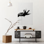 BLACK VISCOSITY Poster Vertical Autocolante