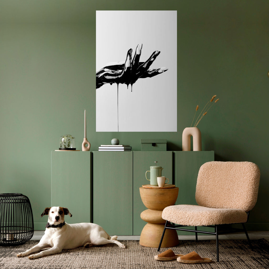 BLACK VISCOSITY Poster Vertical Autocolante