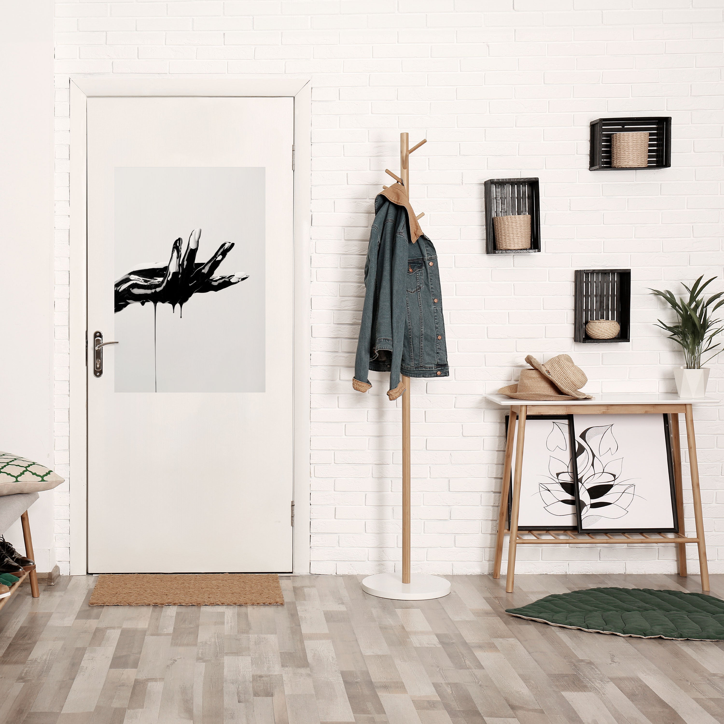 BLACK VISCOSITY Poster Vertical Autocolante