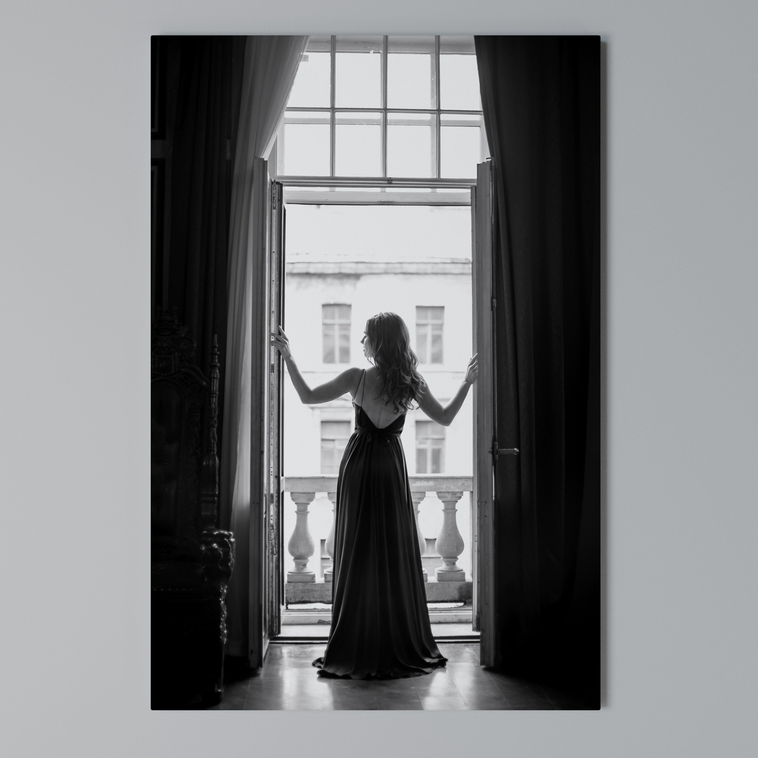 WINDOW TO WONDERS Quadro em tela vertical