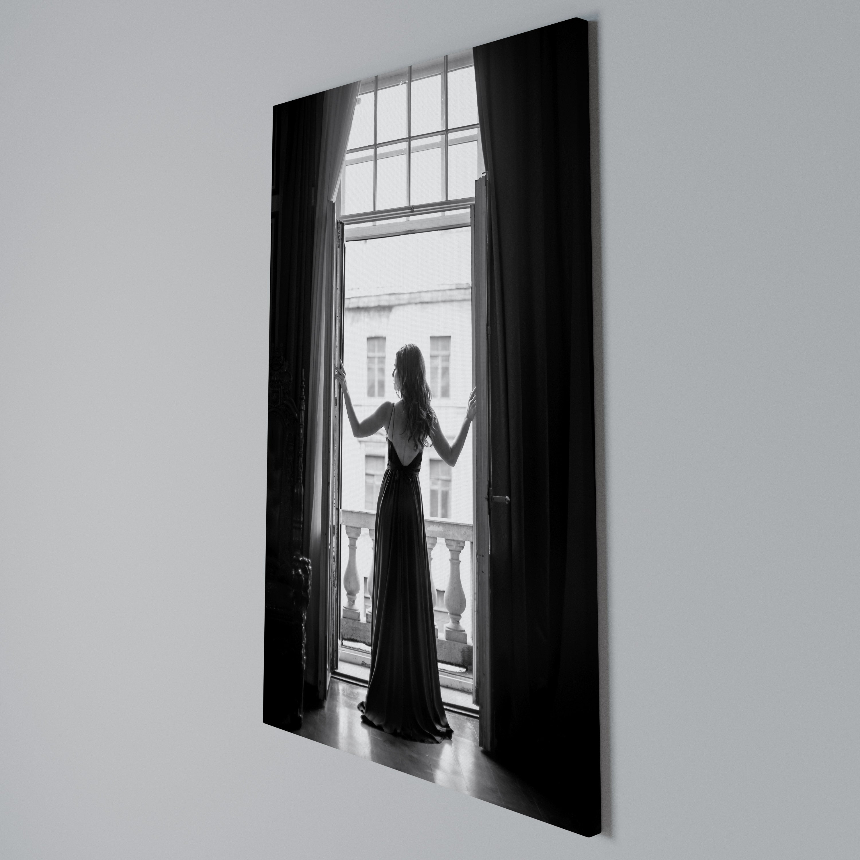 WINDOW TO WONDERS Quadro em tela vertical