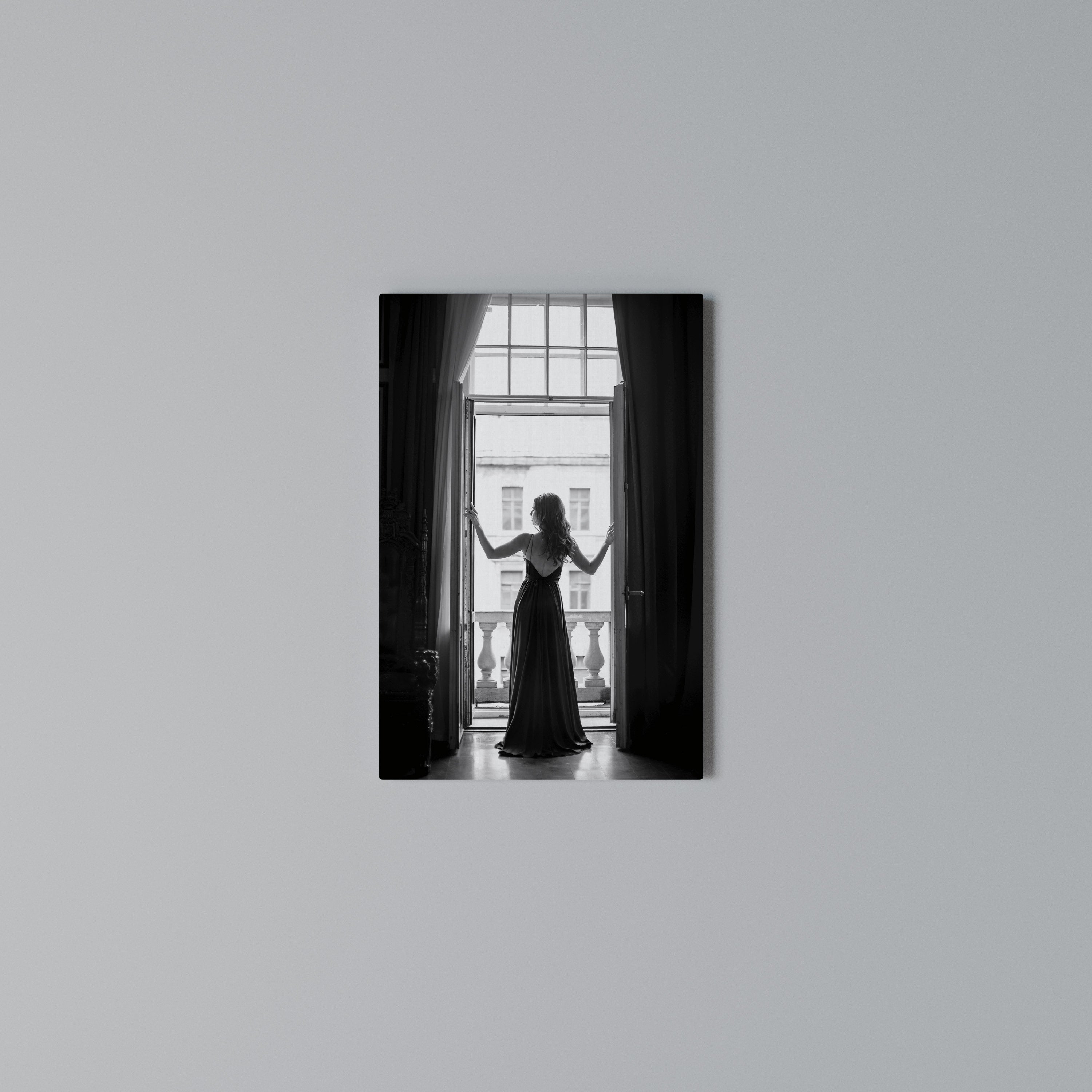 WINDOW TO WONDERS Quadro em tela vertical
