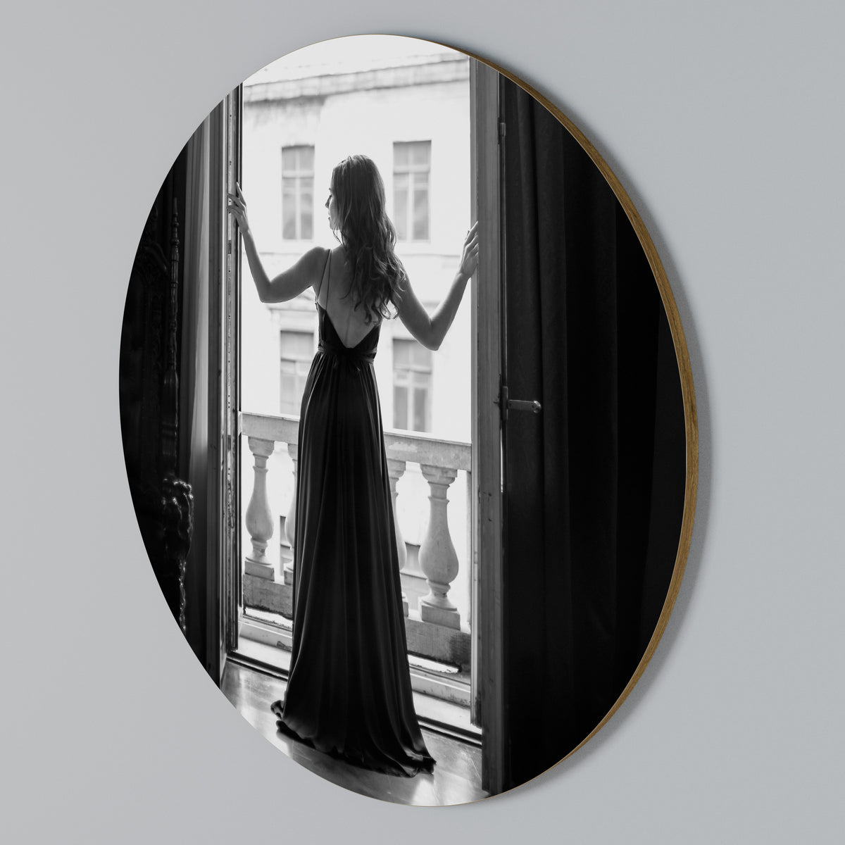 WINDOW TO WONDERS Arte de Parede Redonda