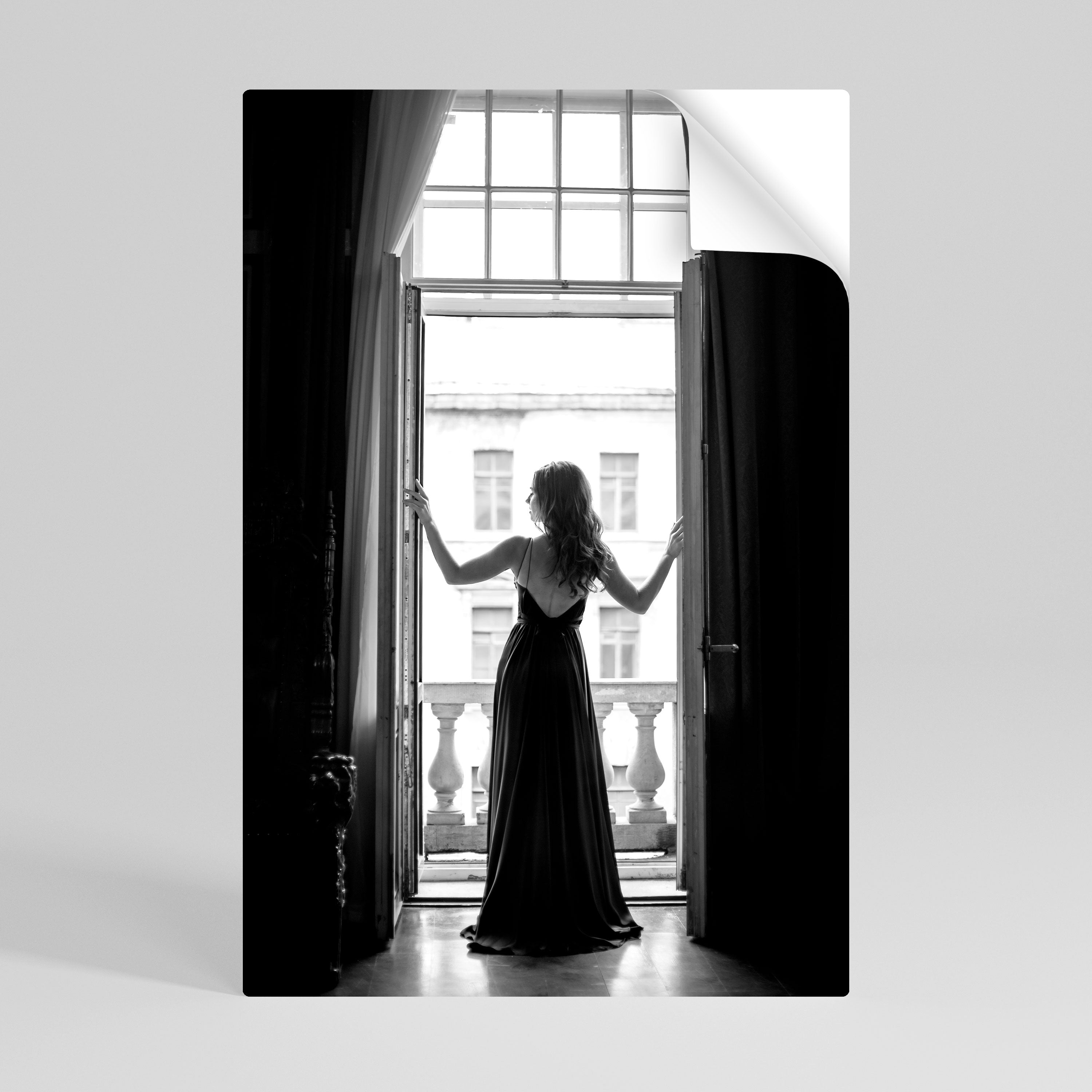 WINDOW TO WONDERS Peel and Stick Vertical Poster