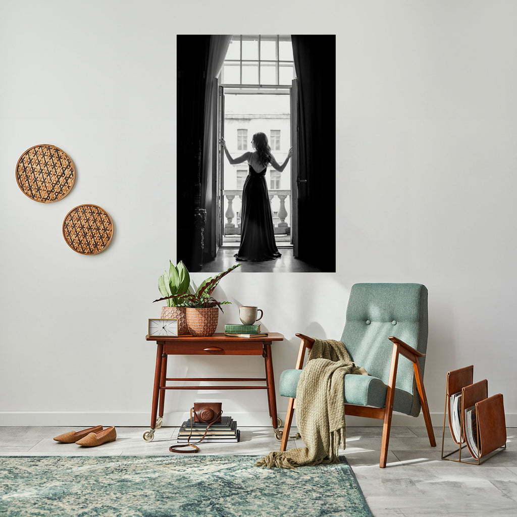 WINDOW TO WONDERS Peel and Stick Vertical Poster