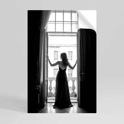 WINDOW TO WONDERS Póster Autocolante Vertical