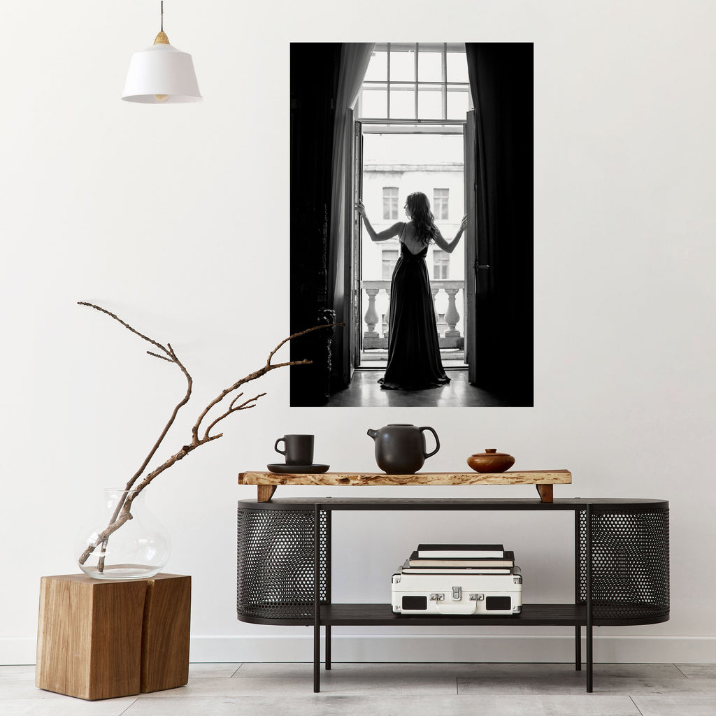 WINDOW TO WONDERS Peel and Stick Vertical Poster