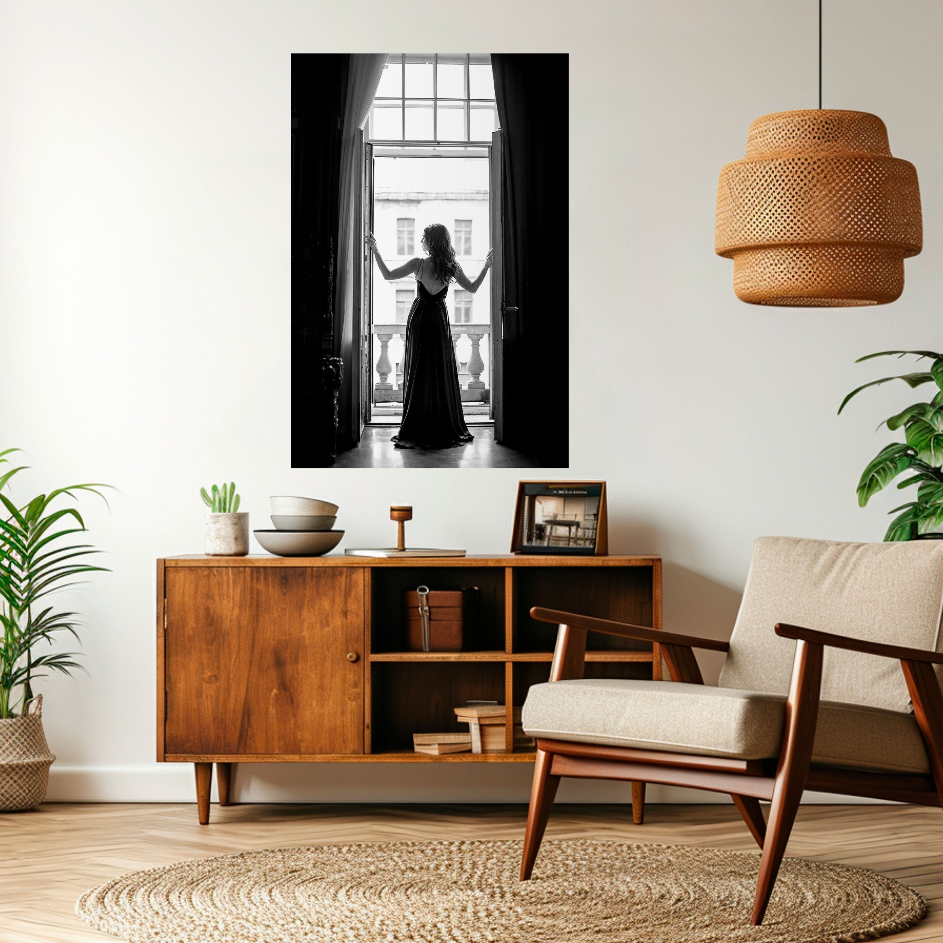 WINDOW TO WONDERS Peel and Stick Vertical Poster