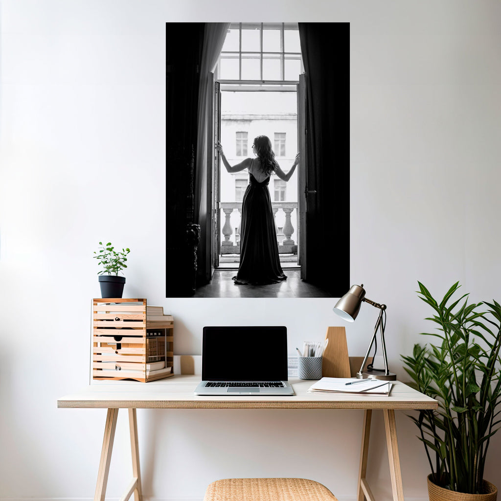 WINDOW TO WONDERS Peel and Stick Vertical Poster