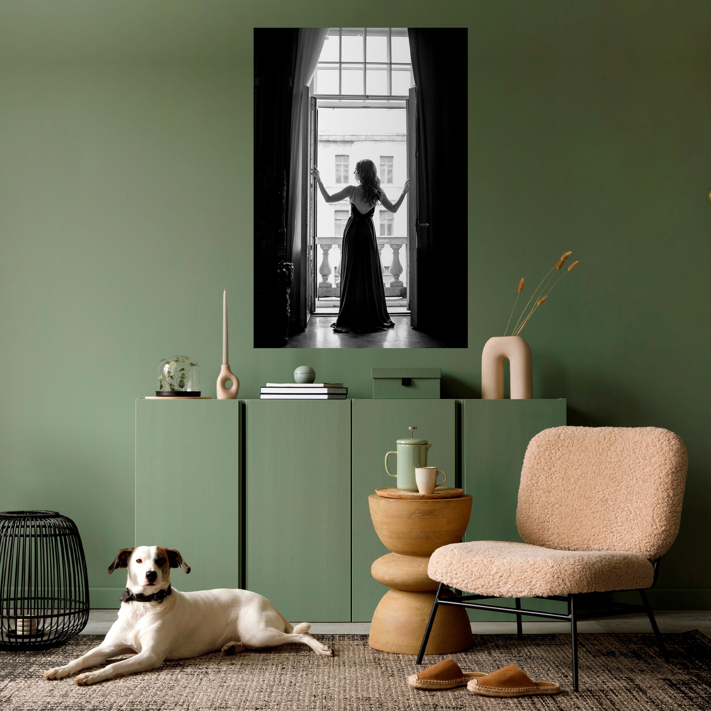 WINDOW TO WONDERS Peel and Stick Vertical Poster