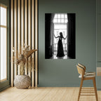 WINDOW TO WONDERS Peel and Stick Vertical Poster