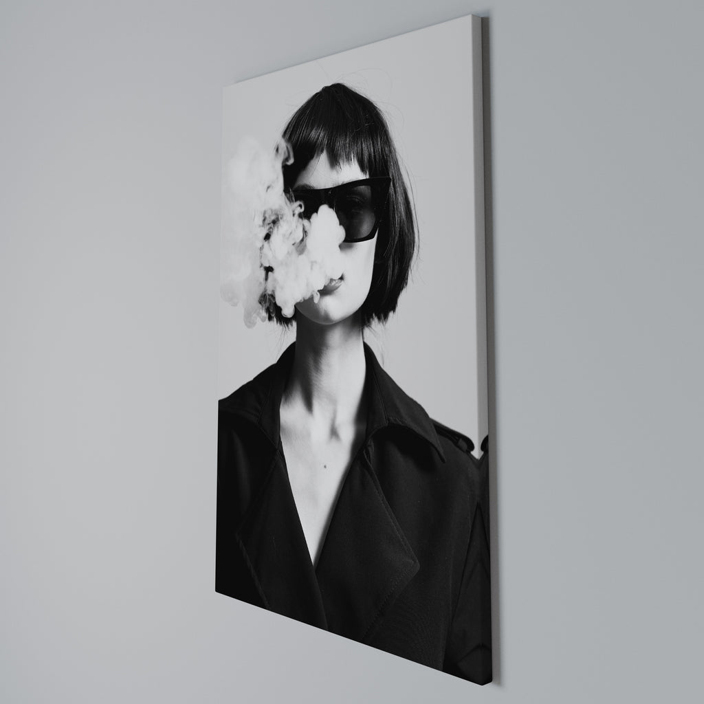 SMOKY BELLE Quadro em tela vertical