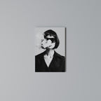 SMOKY BELLE Quadro em tela vertical