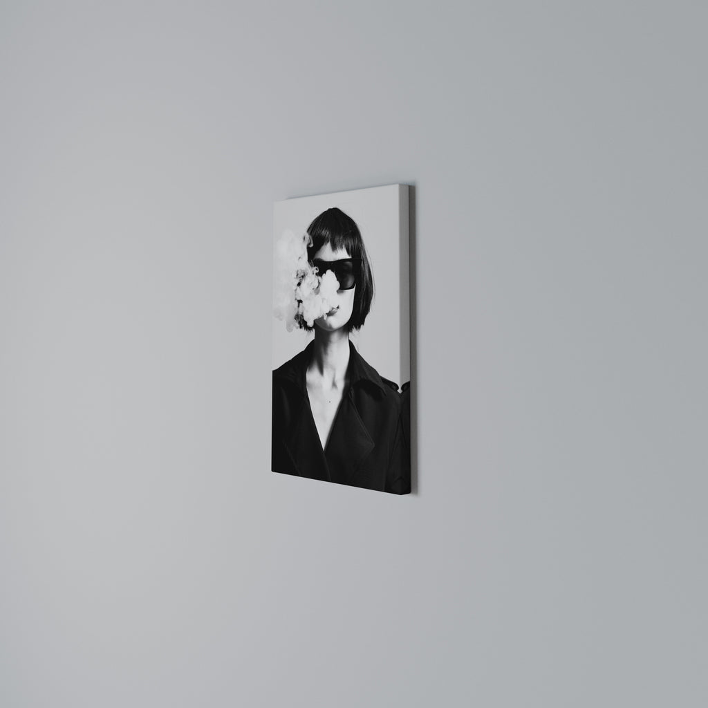 SMOKY BELLE Quadro em tela vertical