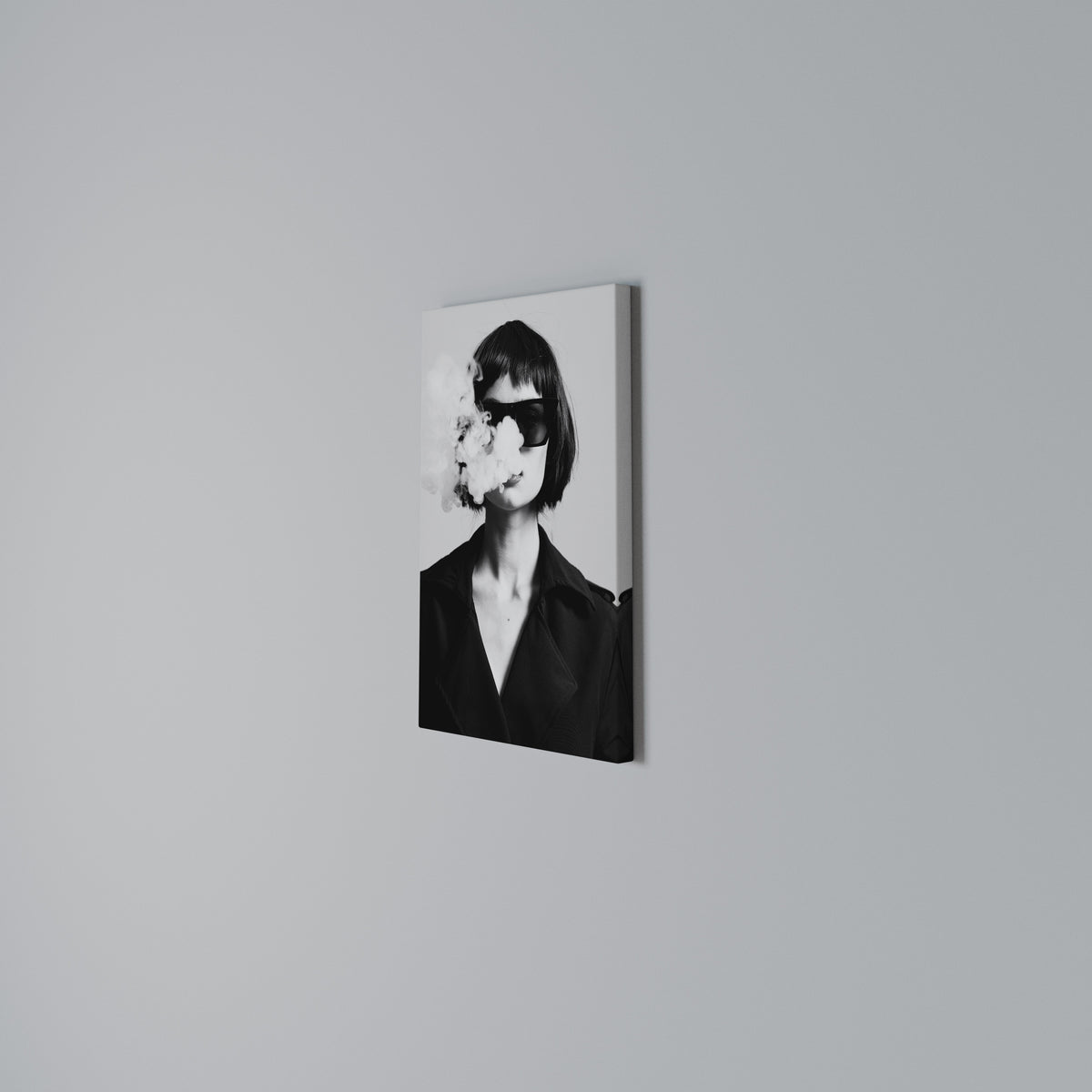 SMOKY BELLE Quadro em tela vertical