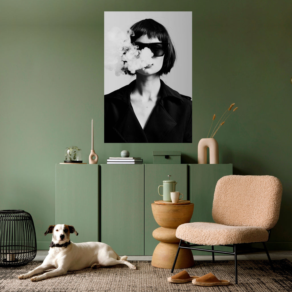 SMOKY BELLE Poster Vertical Autocolante